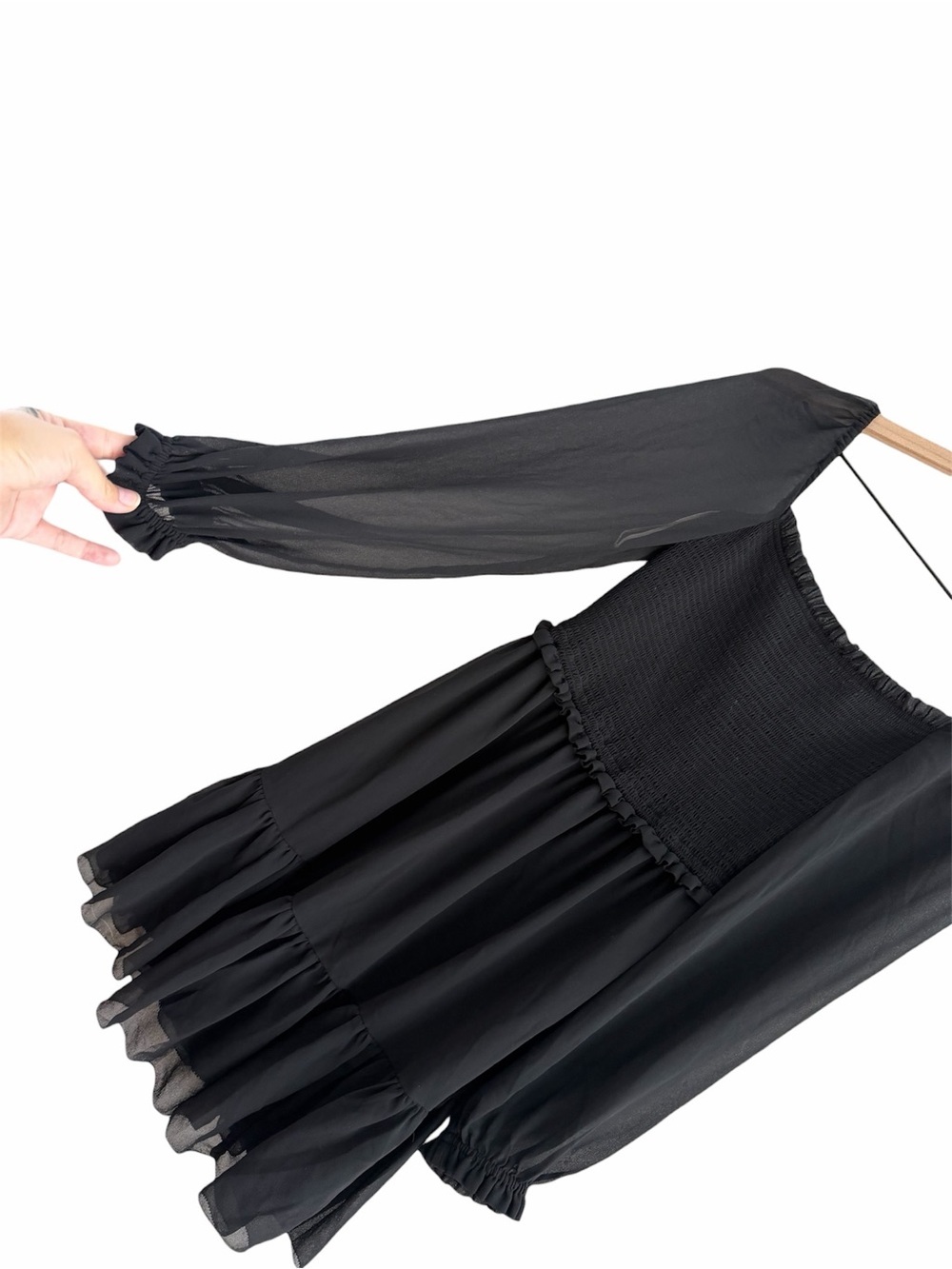 Aritzia Wilfred New Tempest Dress Black - Picture 7 of 16